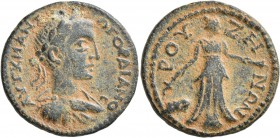 PHRYGIA. Bruzus. Gordian III , 238-244. Diassarion (Bronze, 25 mm, 8.46 g, 11 h). AYT K M ANTΩ ΓOPΔIANOC Laureate, draped and cuirassed bust of Gordia...