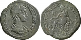 CILICIA. Pompeiopolis. Julia Mamaea , Augusta, 222-235. Pentassarion (Bronze, 34 mm, 15.89 g, 7 h). IOYΛIA MAMAIAC CЄB Draped bust of Julia Mamaea to ...