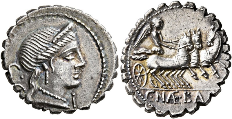 C. Naevius Balbus, 79 BC. Denarius (Silver, 19 mm, 3.90 g, 2 h), Rome. Diademed ...