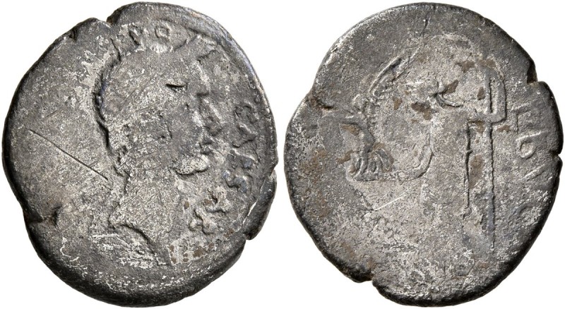 Julius Caesar, 49-44 BC. Denarius (Silver, 18 mm, 3.18 g, 6 h), with P. Sepulliu...