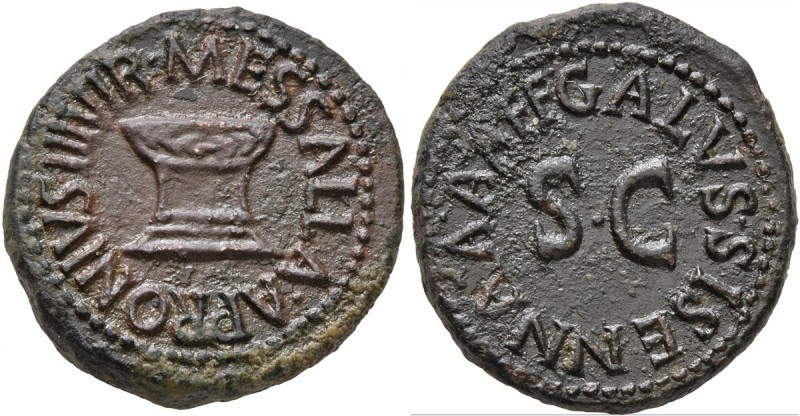 Augustus, 27 BC-AD 14. Quadrans (Copper, 19 mm, 3.45 g, 11 h), Rome, Apronius, G...