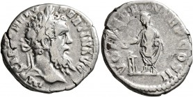 Pertinax, 193. Denarius (Silver, 19 mm, 3.16 g, 4 h), Rome. IMP CAES P HELV PERTIN AVG Laureate head of Pertinax to right. Rev. VOT DECEN TR P COS II ...