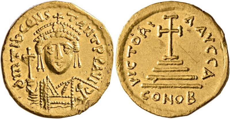 Tiberius II Constantine, 578-582. Solidus (Gold, 20 mm, 4.47 g), Constantinopoli...