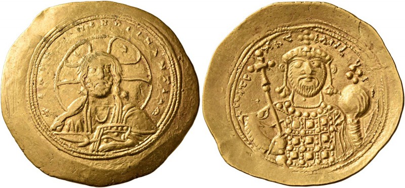 Constantine IX Monomachus, 1042-1055. Histamenon (Gold, 27 mm, 4.35 g, 6 h), Con...