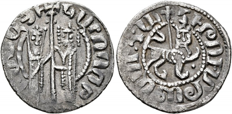 ARMENIA, Cilician Armenia. Royal. Hetoum I and Zabel , 1226-1270. Tram (Silver, ...