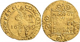 LOW COUNTRIES. Verenigde Nederlanden (United Netherlands). 1581-1795. Ducat (Gold, 23 mm, 3.36 g, 3 h), a Levantine imitation of a Westfriesland Ducat...