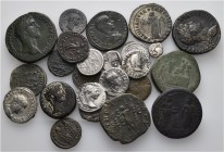 A lot containing 10 silver and 16 bronze coins. Includes: Greek and Roman Provincial. Fine to good very fine. LOT SOLD AS IS, NO RETURNS. 26 coins in ...