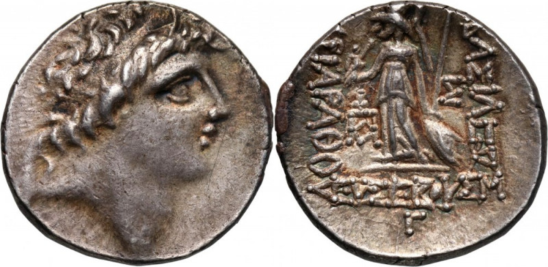 Greece, Cappadocia, Ariarathes V Eusebes Philopator, Drachm 163-130 BC, Eusebeia...
