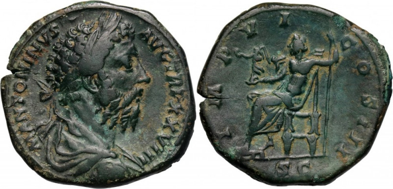 Roman Empire, Marcus Aurelius 161-180, Sestertius, Rome Weight 17,84 g, 30 mm.
...