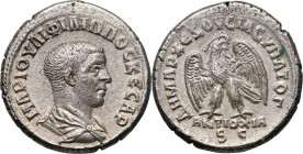 Roman Empire, Philip II 244-249, Billon Tetradrachm, Antiochia