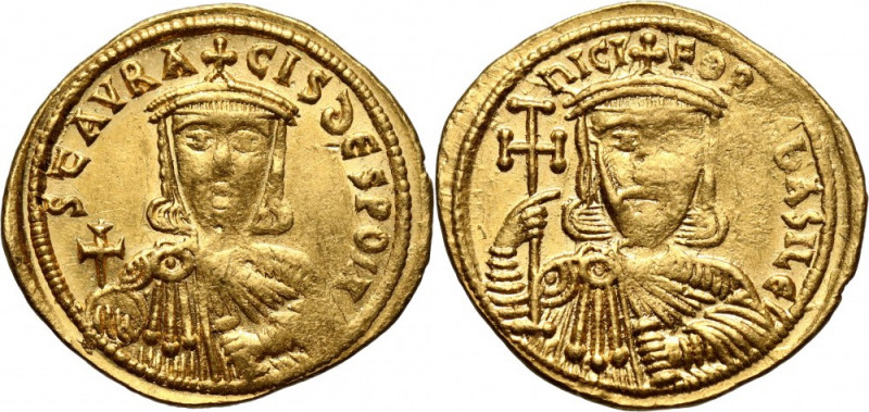 Byzantine Empire, Nikephoros I 802-811, Solidus, Constantinople Gold 4,41 g, 20 ...