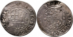 Zakon Kawalerów Mieczowych, Henryk von Galen i Wilhelm von Brandenburg, 1/2 marki 1554, Ryga