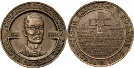 PRL, medal z 1964 roku wydany w Londynie z okazji 100. rocznicy śmierci Romualda Traugutta