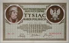II RP, 1000 marek polskich 17.05.1919, Ser. ZE
