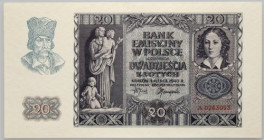 Generalne Gubernatorstwo, 20 złotych 1.03.1940, seria A