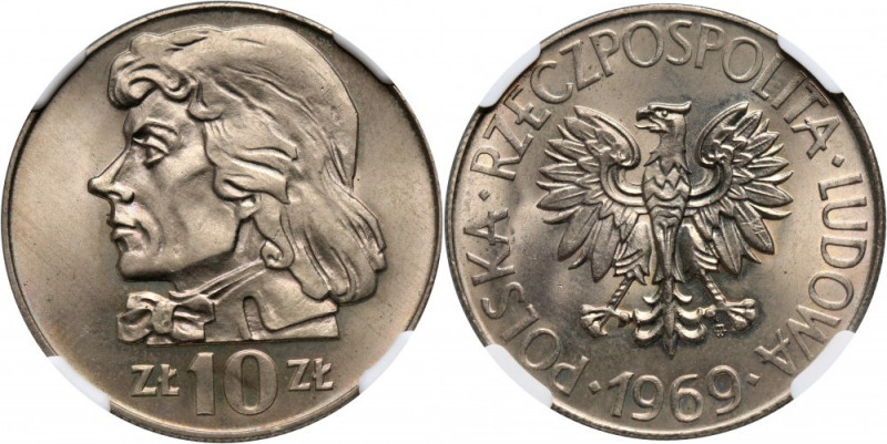 PRL, 10 złotych 1969, Tadeusz Kościuszko Reference: Parchimowicz 236a
Grade: NG...