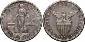 Philippines, US administration, 50 Centavos 1905 S