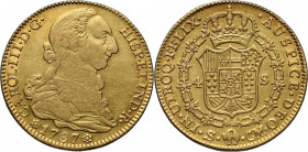 Spain, Charles III, 4 Escudos 1787 S-CM, Sevilla