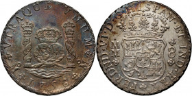Mexico, Ferdinand VI, 8 Reales 1756 Mo-MM, Mexico City