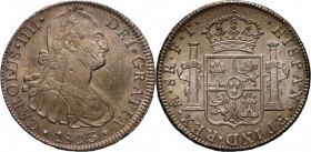 Mexico, Charles IV, 8 Reales 1803 Mo-FT, Mexico City