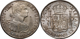 Mexico, Charles IV, 8 Reales 1805 Mo-TH, Mexico City