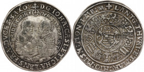 Germany, Saxony-Coburg-Eisenach, Johann Casimir and Johann Ernst, Thaler 1607 WA, Coburg