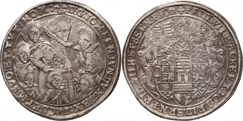 Germany, Saxony-Weimar, Johann Ernst and his 7 brothers, Thaler 1619, Saalfeld S...