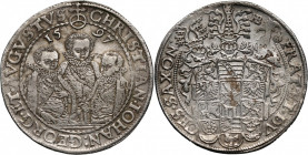 Germany, Saxony, Christian II, Johann Georg and August, Thaler 1597 HB, Dresden