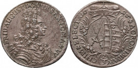 Germany, Saxony, Friedrich August I, 2/3 Thaler (gulden) 1696 IK, Dresden