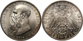 Germany, Saxe-Meiningen, Georg II, 3 Mark 1915