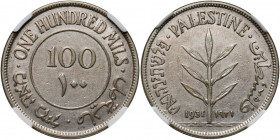 Palestine, 100 Mils 1931