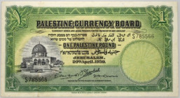 Palestine, 1 Pound 20.04.1939