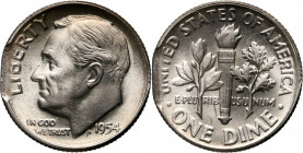 USA, 10 Cents (Dime) 1954, Philadelphia, MINT ERROR
