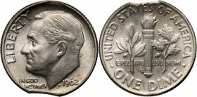 USA, 10 Cents (Dime) 1962 D, Denver, MINT ERROR