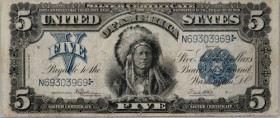 USA, 5 Dollars 1899, Silver Certificate