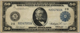 USA, 50 Dollars 1914, series 2-B