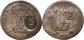 Sweden, Riga, Karl XII, 5 Öre 1700