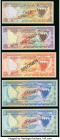 Bahrain Group Lot of 9 Specimen & Issued Examples Crisp Uncirculated. Specimen overprints are present on seven examples.

HID09801242017

© 2020 Herit...
