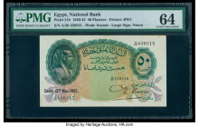 Egypt National Bank of Egypt 50 Piastres 1940-43 Pick 21b PMG Choice Uncirculated 64. Stained. 

HID09801242017

© 2020 Heritage Auctions | All Rights...
