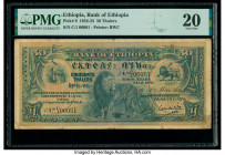 Ethiopia Bank of Ethiopia 50 Thalers 1932-33 Pick 9 PMG Very Fine 20. Pinholes are noted on this example.

HID09801242017

© 2020 Heritage Auctions | ...