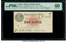 India Government of India 1 Rupee 1917 Pick 1e Jhun3.1.2A PMG Extremely Fine 40. Pinholes and rust are noted on this example.

HID09801242017

© 2020 ...