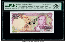 Iran Bank Markazi 100 Rials ND (1974-79) Pick 102as Specimen PMG Superb Gem Unc 68 EPQ. Two POCs.

HID09801242017

© 2020 Heritage Auctions | All Righ...