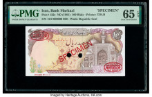 Iran Bank Markazi 100 Rials ND (1981) Pick 132s Specimen PMG Gem Uncirculated 65 EPQ. Cancelled with 2 punch holes. 

HID09801242017

© 2020 Heritage ...