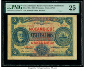 Mozambique Banco Nacional Ultramarino 20 Escudos 1.1.1921 Pick 70a PMG Very Fine 25. Pinholes are noted on this example.

HID09801242017

© 2020 Herit...