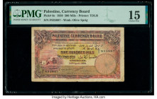 Palestine Palestine Currency Board 500 Mils 20.4.1939 Pick 6c PMG Choice Fine 15. Discoloration is noted on this example.

HID09801242017

© 2020 Heri...