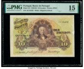 Portugal Banco de Portugal 10 Escudos 31.8.1926 Pick 121 PMG Choice Fine 15. Repaired.

HID09801242017

© 2020 Heritage Auctions | All Rights Reserved...