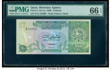 Qatar Qatar Monetary Agency 10 Riyals ND (ca. 1980) Pick 9 PMG Gem Uncirculated 66 EPQ. 

HID09801242017

© 2020 Heritage Auctions | All Rights Reserv...