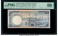 Saudi Arabia Saudi Arabian Monetary Agency 10 Riyals ND (1968) / AH1379 Pick 13 PMG Gem Uncirculated 66 EPQ. 

HID09801242017

© 2020 Heritage Auction...