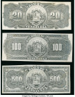 Venezuela Group Lot of 3 Back Proofs Crisp Uncirculated. Previous mounting is noted on all three examples.

HID09801242017

© 2020 Heritage Auctions |...