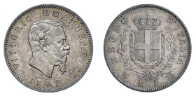 VITTORIO EMANUELE II (1861-1878) 

1 Lira 1862, Torino argento gr. 4,89. Pagani 513, MIR 1085d.
NGC5782310-005 MS62. Rara. q.Fdc

Ex asta Finarte...